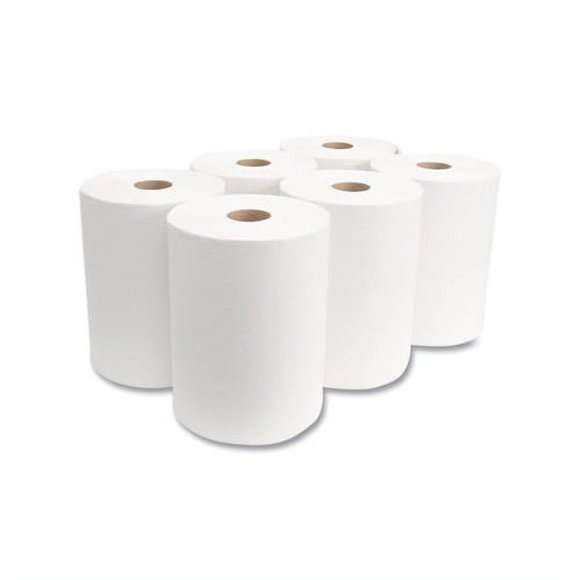 MORCON TISSUE 10 Inch Roll Towels 1-Ply, 10" x 800 ft, White, 6 Rolls/Carton - Picture 5 of 7